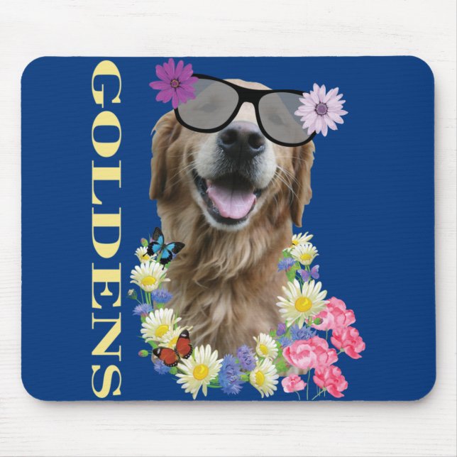 Goldens Best Dog Mouse Mat (Front)