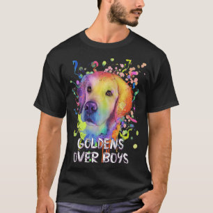Goldens Over Boys Golden Retriever Dog Theme Retri T-Shirt