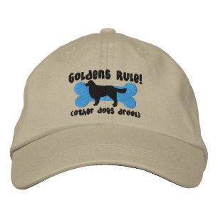 Goldens Rule Embroidered Hat (Golden Retriever)
