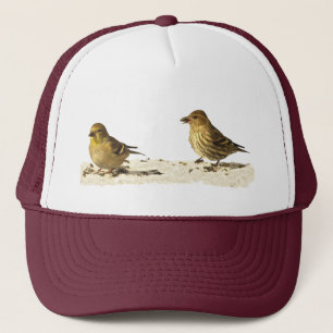 Goldfinch and Pine Siskin Trucker Hat
