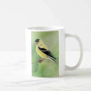 "Goldfinch Bird Art Mug