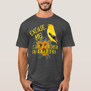 Goldfinch BirdWatcher Birder Birding Fun Retro T-Shirt