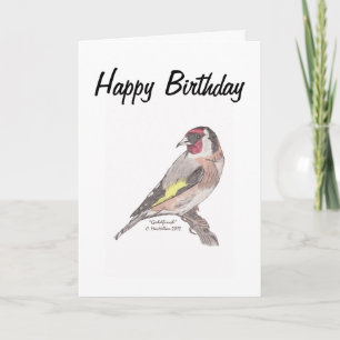 Goldfinch Birthday card