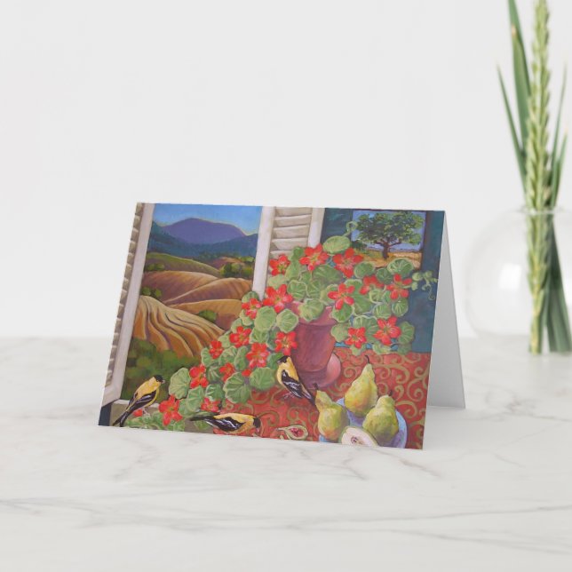 Goldfinch Card (Front)