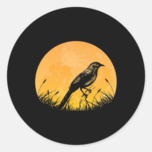 Goldfinch Easy Halloween Outfit Perine Moon Costum Classic Round Sticker (Front)