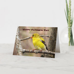 Goldfinch Fathers Day Card