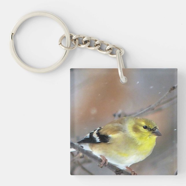 Goldfinch Key Ring (Front)