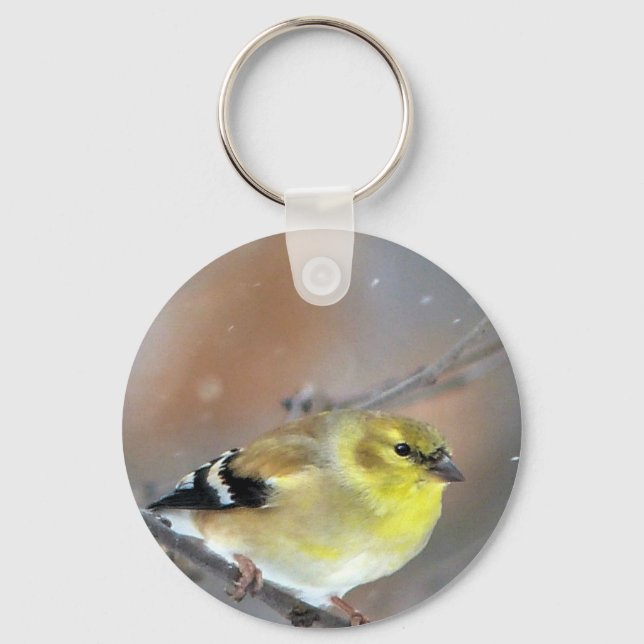 Goldfinch Key Ring (Front)