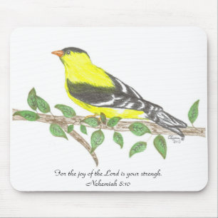 Goldfinch Mousepad