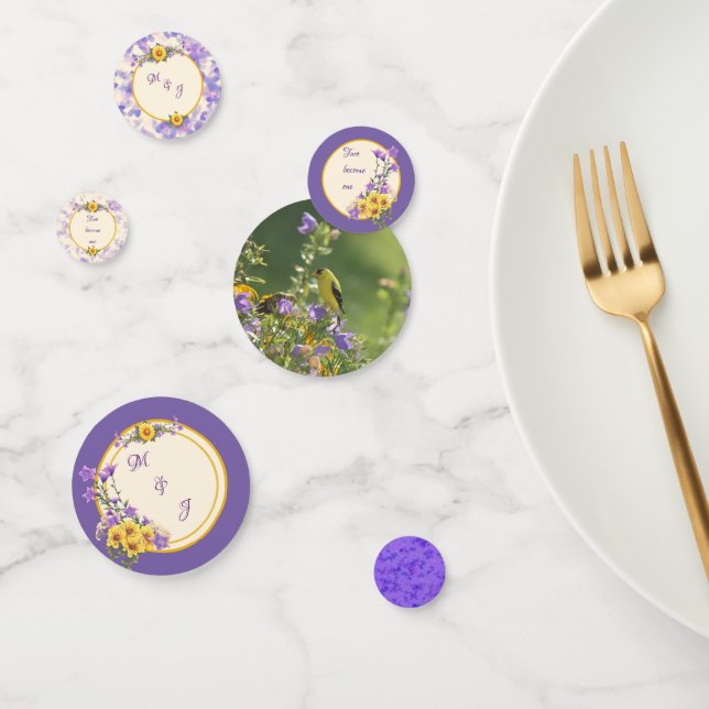Goldfinch Spring Garden Wedding   Confetti (Group)