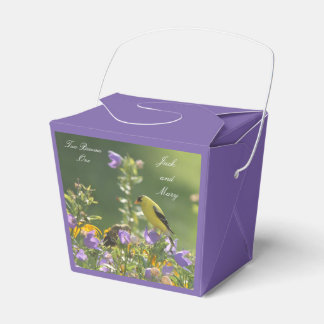 Goldfinch Spring Garden Wedding   Favour Box