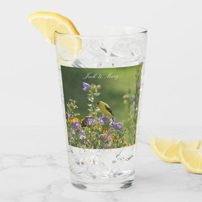 Goldfinch Spring Garden Wedding   Glass (Front Ice)
