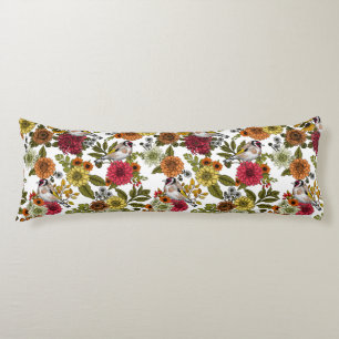 Goldfinches in the garden body cushion