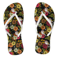 Goldfinches in the garden on black