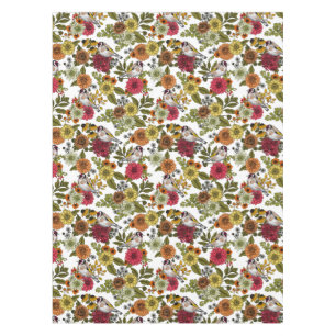 Goldfinches in the garden   tablecloth
