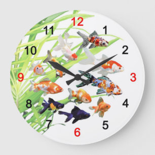 Goldfishの掛け時計 Large Clock