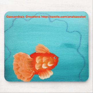 GOLDFISH A SWIMMING MOUSEPAD