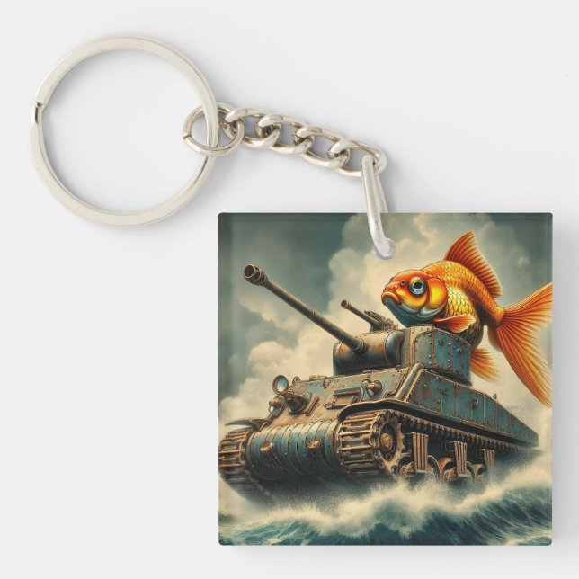 “Goldfish Adventure” Keychain (Front)