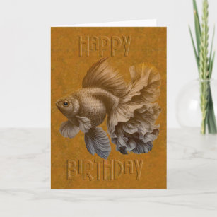 Goldfish - birthday card