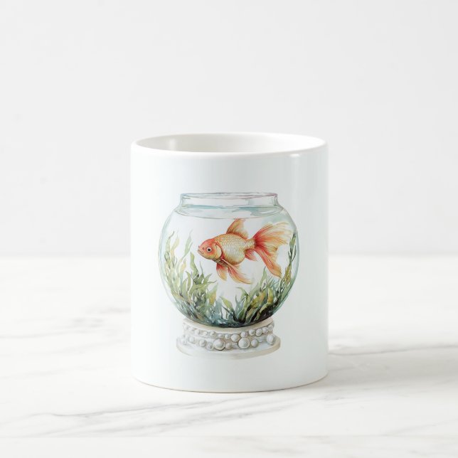 Goldfish Bowl Coffee Mug (Center)