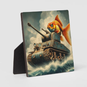 “Goldfish Commander” Desktop Plaque