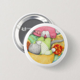 GOLDFISH CRACKERS KITTY Round Button