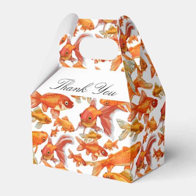 Goldfish Favour Box (Front Side)