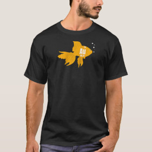 Goldfish Fishing Fishermen Raglan T-Shirt