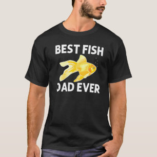 Goldfish For Dad Men Gold Freshwater Fish Pet T-Shirt