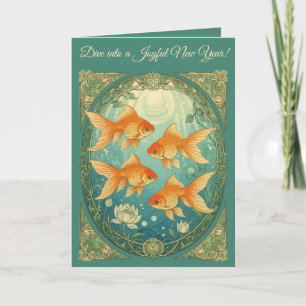 Goldfish Grace Nowruz Celebration Card