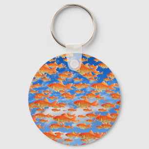 Goldfish Heaven Key Ring