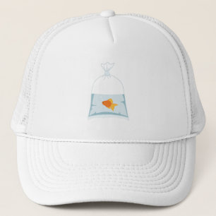 Goldfish In Bag Trucker Hat