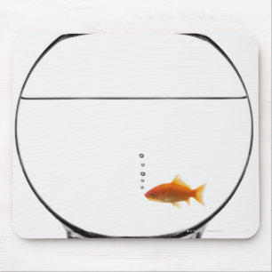Goldfish in bowl mouse mat