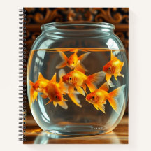 Goldfish in the Glass Jar Notebook