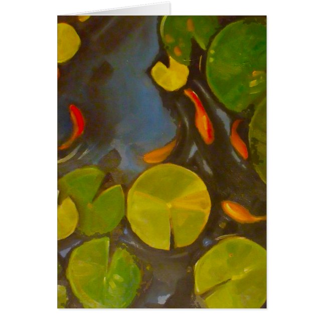 Goldfish Koi Pond Water Lilies (Front)