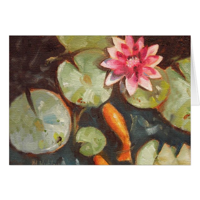 Goldfish Koi Pond Water Lilies (Front Horizontal)