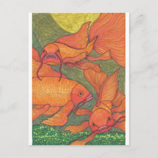 Goldfish - Koi Postcard