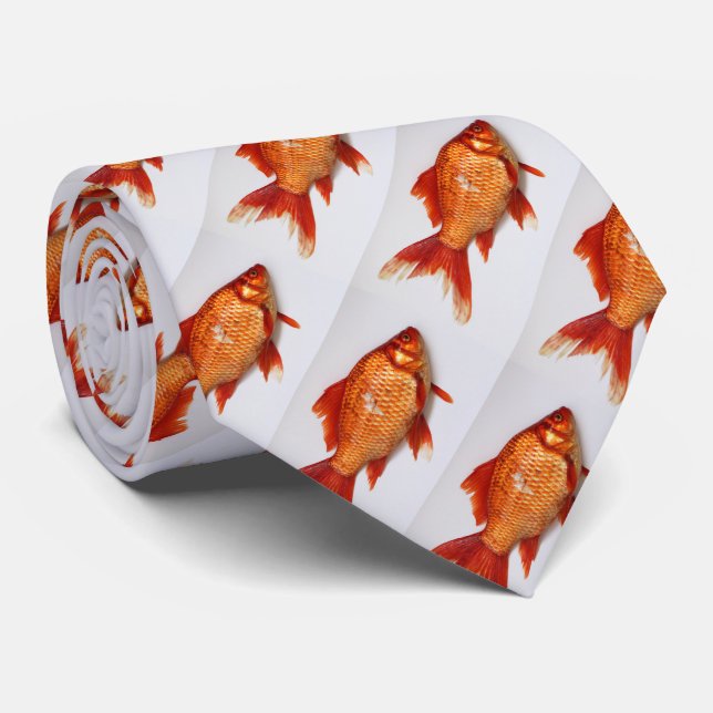 Goldfish Koi Tie (Rolled)