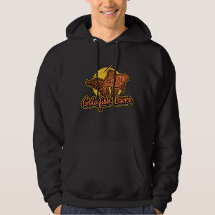 Goldfish Lover Aquarium Vintage Retro Animal Fish Hoodie