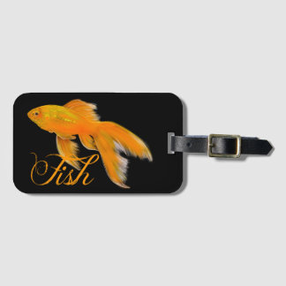 Goldfish Luggage Tag