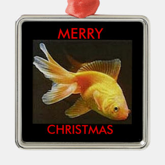 Goldfish Merry Christmas Ornaments