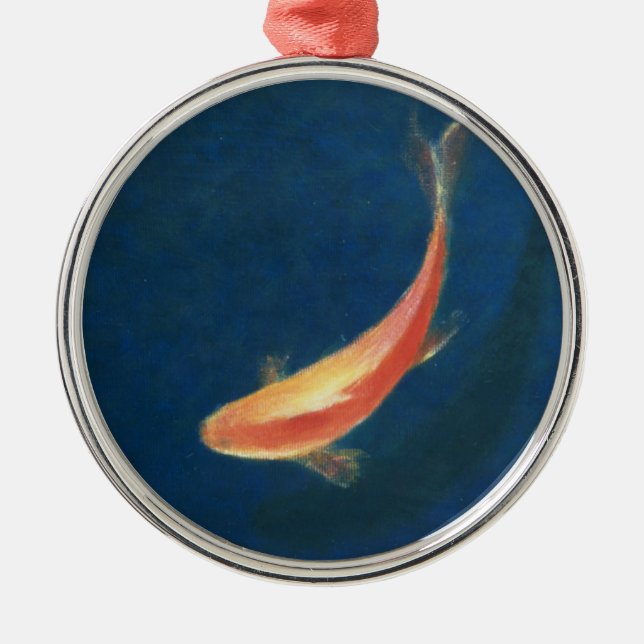 Goldfish Metal Tree Decoration (Front)