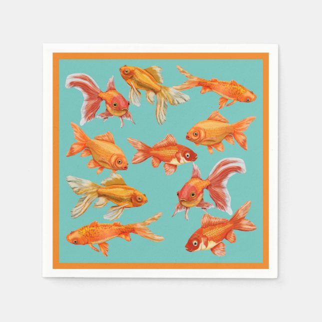 Goldfish Napkin (Front)