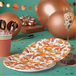 Goldfish Paper Plate