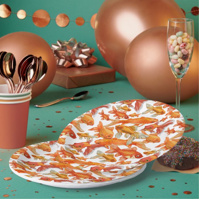 Goldfish Paper Plate (Multi)