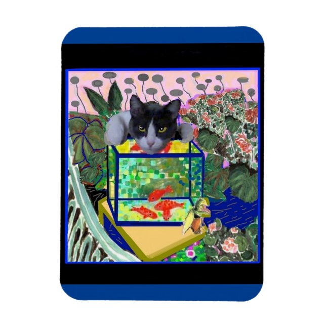 Goldfish Parody of Matisse Magnet (Vertical)