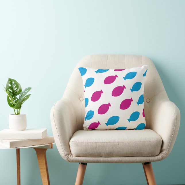 Goldfish pattern cushion (Chair)