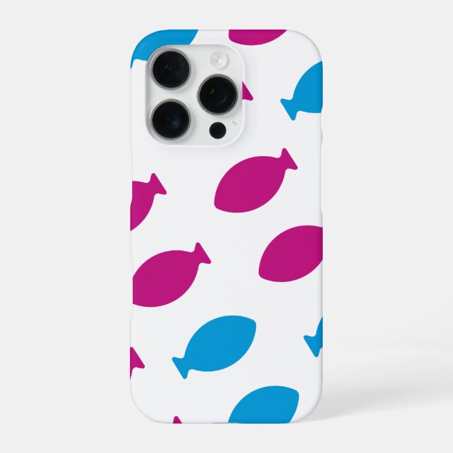 Goldfish pattern iPhone case (Back)