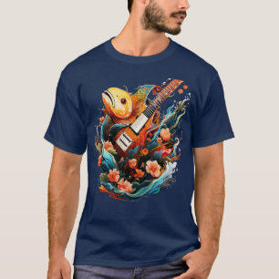 Goldfish Playing Guitar T-Shirt
