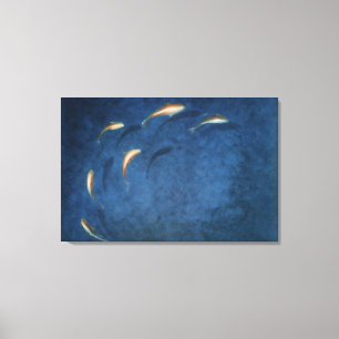 Goldfish Pool Canvas Print